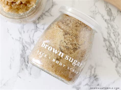 Vanilla Brown Sugar Scrub Somewhat Simple Com