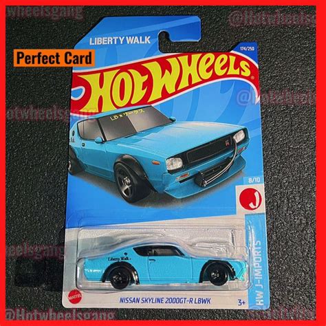 Hot Wheel Nissan Skyline 2000GT R LBWK JDM Liberty Walk Series Collection Blue JDM GTR Kenmeri