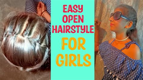 EASY OPEN HAIRSTYLE FOR GIRLS GREATNESS BINDIYA YouTube