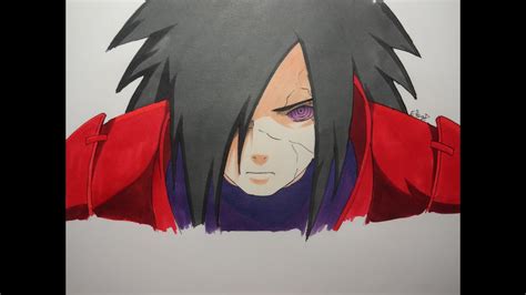 Madara Uchiha Sharingan Drawing