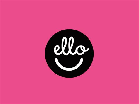 Ello-Dribbble Logo by Ray Vellest on Dribbble