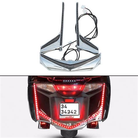 Fender Tip Accent Vertical Led Light Strips For Honda Goldwing Gl