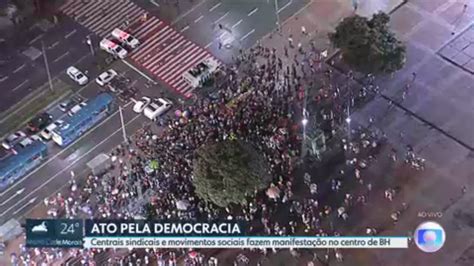 Vídeo Praça Da Estação Recebe Ato Pela Democracia Em Repúdio às