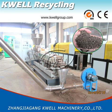 PE PP WPC Hot Cutting Granulation Line Granules Material Making Plant Pelletizing Machine Wood