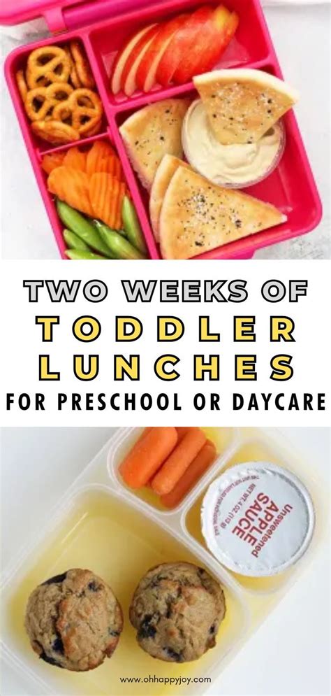 Lunch Ideas For Toddlers At Preschool Artofit