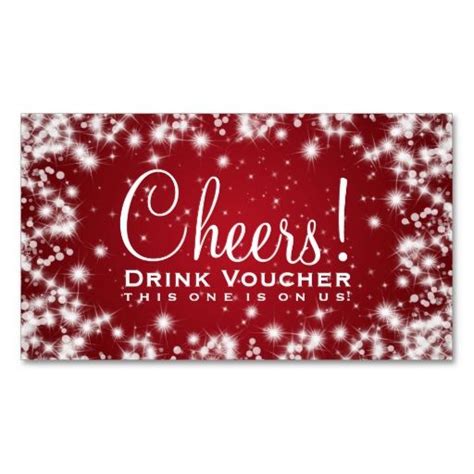 Printable Free Drink Voucher Template