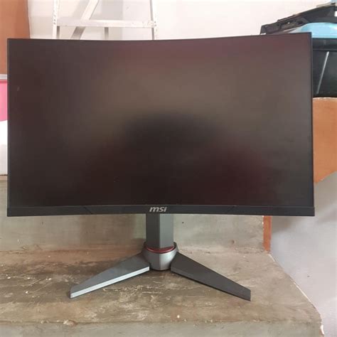 LCD MSi Optix MAG24C 144Hz FreeSync 1800R FHD Curved Gaming Monitor ...
