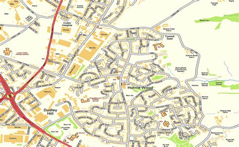 bradford street map love maps