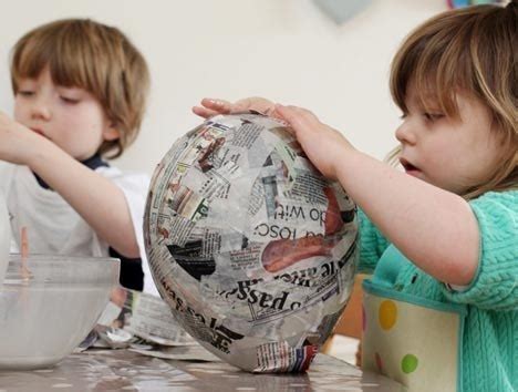 Воздушный шар папье-маше своими руками