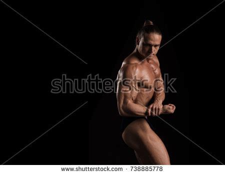 Portrait Brutal Man Bodybuilder Athlete Naked Stock Photo 533246845 Shutterstock