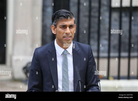 London Uk Th Oct New British Prime Minister Rishi Sunak