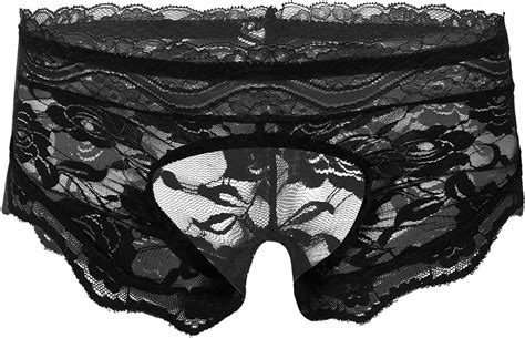 Agoky Homme Sous V Tement Sissy Sexy Culotte Ouvert Entrejambe Cale On