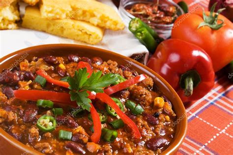 Mexican Chili Beans — Stock Photo © Igordutina 3469010