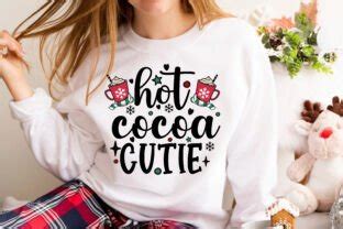 Hot Cocoa Cutie Christmas Chocolate SVG Graphic By Syedafatematujjuhura