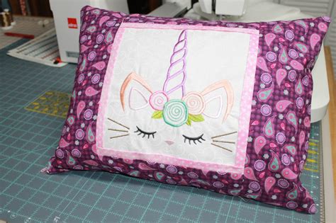 Sunshine Sews Unicorn Pillow Cover