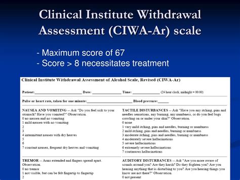 Ppt Inpatient Management Of Alcohol Withdrawal Powerpoint