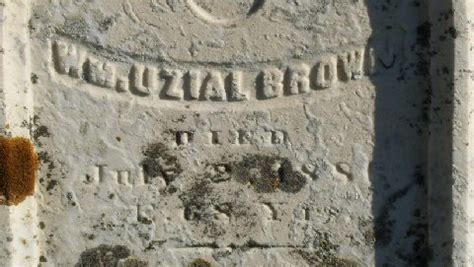 William Uzial Brown Desconhecido 1886 Memorial Find A Grave