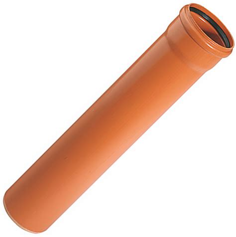 Труба канализационная ПП 110 мм, 1 метр, для наружной канализации, с ...