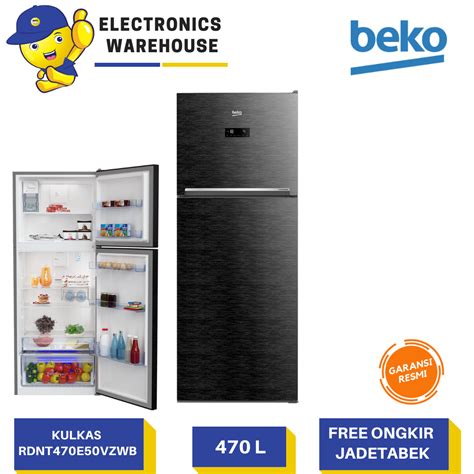 Beko Kulkas Pintu Rdnt E Vzwb Inverter Liter Khusus