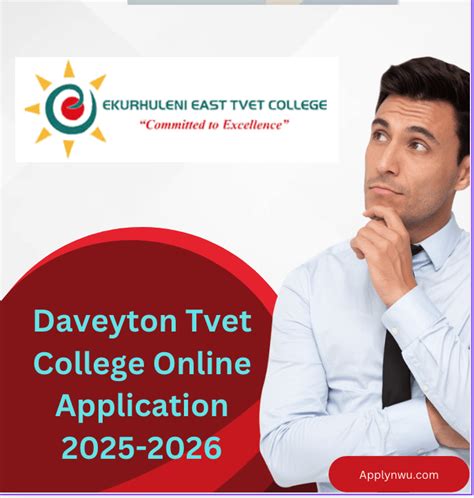 Daveyton Tvet College Online Application 2025 2026 Tvet Colleges