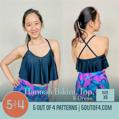 Hannah Bikini Top And Dress Out Of Patterns