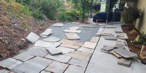 How To Lay Flagstone On Dirt Easy Steps