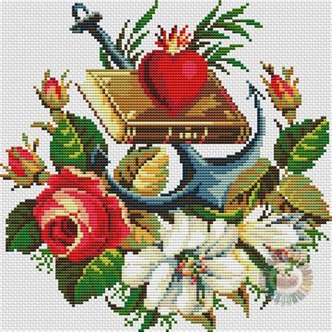 Пока я дома: "Вера, Надежда, Любовь" вышивка