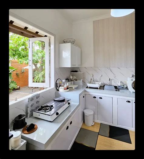 desain dapur sederhana  kampung rapi  estetik