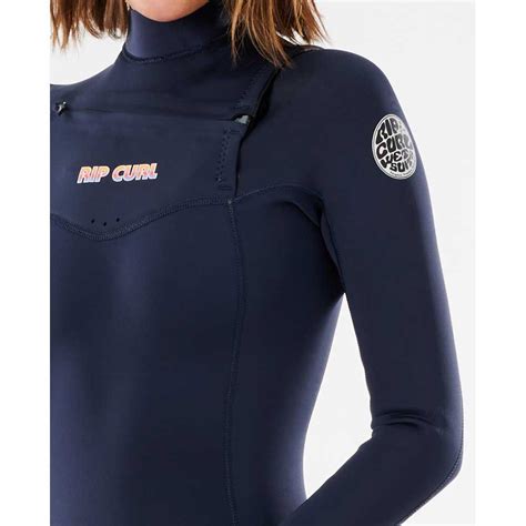 Rip Curl Dawn Patrol Performance Mm Chest Zip Suit Blue Xtremeinn