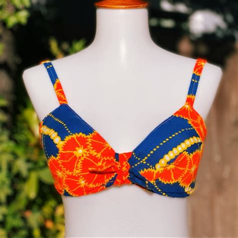 S Bark Cloth Hip Hugger Bikini Gem