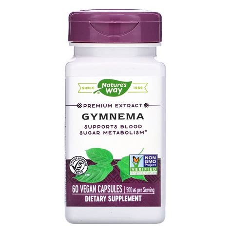 Nature S Way Gymnema Mg Vegan Capsules Iherb