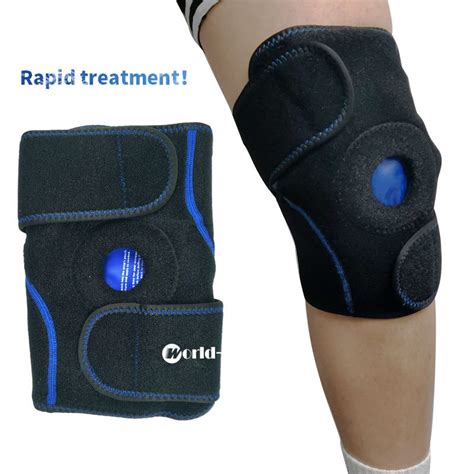 Knee Ice Pack Wrap Hot And Cold Therapy Reusable Knee Gel Pack Compression Best For Meniscus