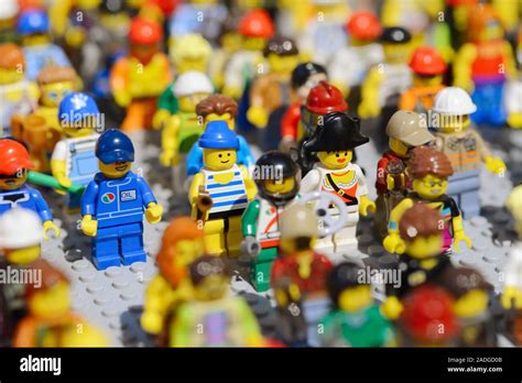 Group of Various Lego Mini Characters Stock Photo - Alamy