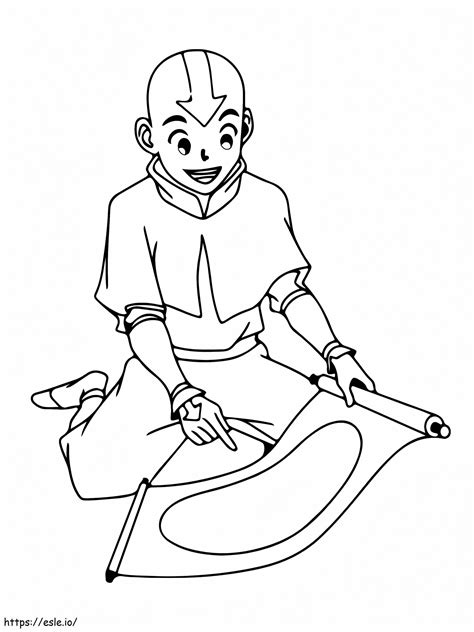 Mutlu Aang Korra Efsanesi Boyama