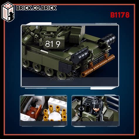 Tank T 80bvms Đồ Chơi Lắp Ráp Xe Tăng Quân Sự T80 Mô Hình Tank Chiến