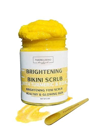 Purebellissimo Brightening Bikini Scrub For Body Care Intimate Exfoliating Body Scrub For Dark