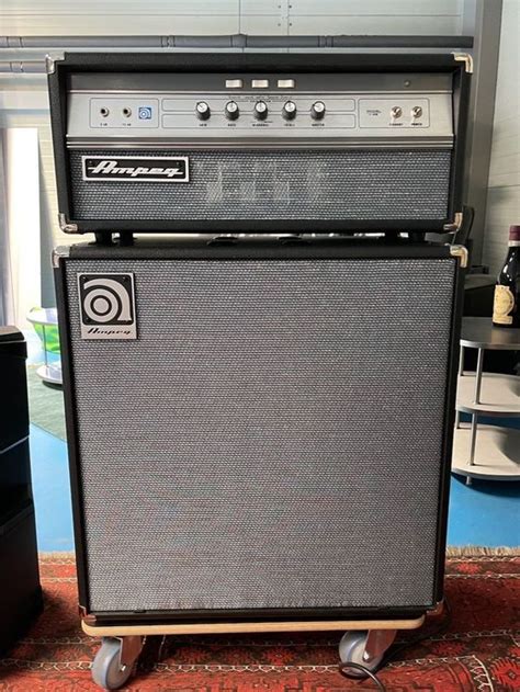 Ampeg V 4b Vollröhren Bass Head Mit Ampeg Svt 212 Av Bassbox Comprare