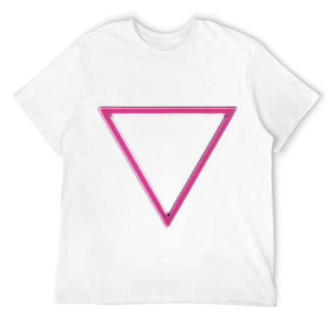 Gay And Lesbian Pride Pink Triangle LGBTQ Queer Symbol T Shirt Walmart