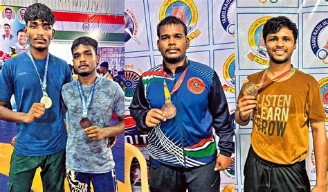 Hyderabad Wrestlers Shine In Nationals Telangana Today