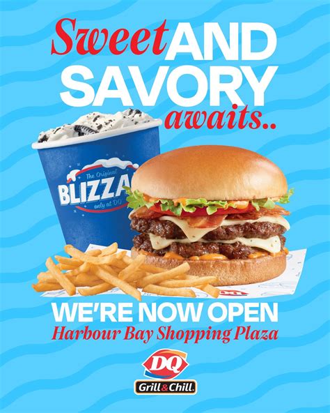 Dairy - Sweet AND savory? Say less 😍🍔🍦 We’re officially OPEN at Harbour