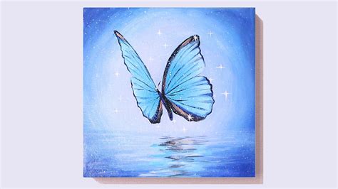 Easy Butterfly Acrylic Painting Tutorial For Beginners Art Ideas Butterfly Drawing 70 Youtube