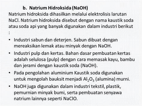 Fungsi Natrium Klorida Dalam Penyediaan Sabun Natrium Klorida Apa Itu