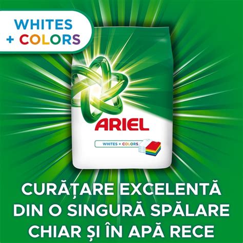 Detergent Automat Ariel Instant Powder Whites Colors 8 Kg 80 Spalari