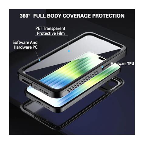 Armor-X iPhone 14 Pro Max vattentätt fodral, Svart - Skärmskydd ...