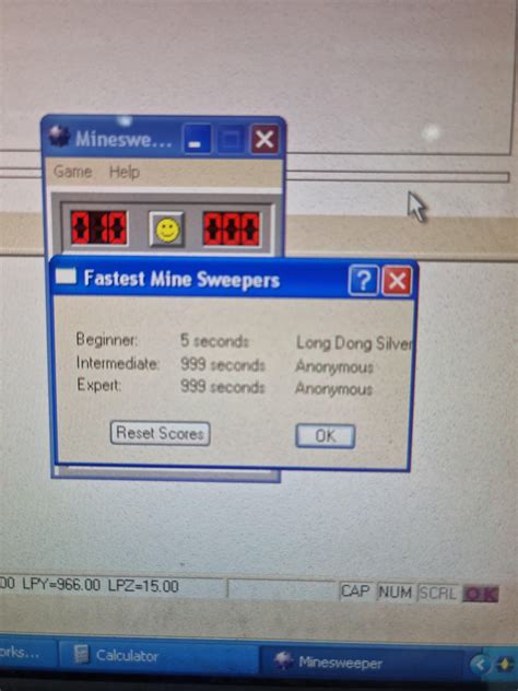 Found my new (very old) work computer had minesweeper. No one here ...