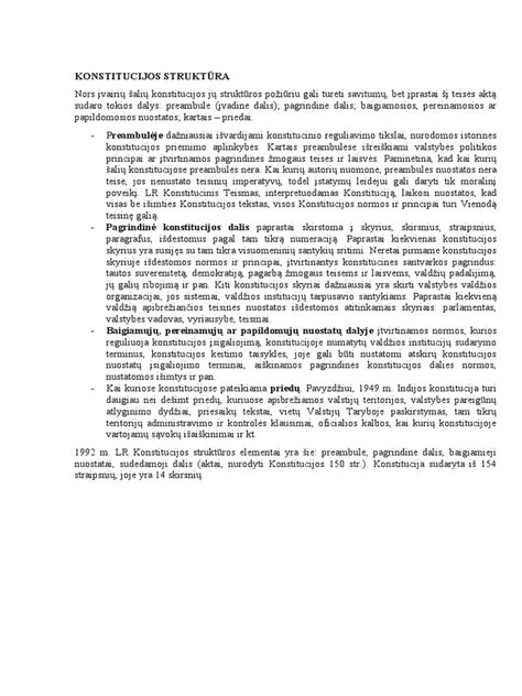 Konstitucijos Struktūra Pdf