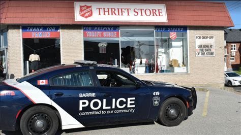 Break In At The Salvation Army Thrift Store In Barrie Under