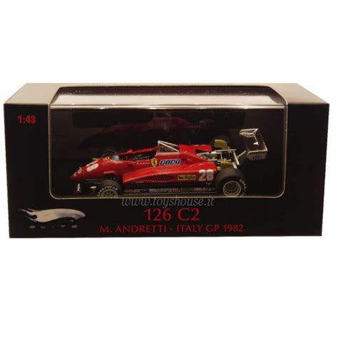 Hot Wheels 1 43 Scale Item T6939 Elite Ferrari 126 C2 Andretti 1982 GP Italy Lim Ed 5000 Pcs