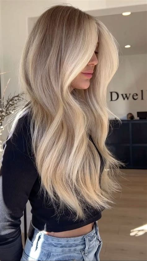 Beautiful Blonde Balayage In Hair Highlights Summer Blonde Hair Dyed Hair