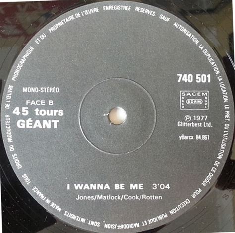 God Save The Sex Pistols Anarchy In The Uk France Alternative Labels G Code